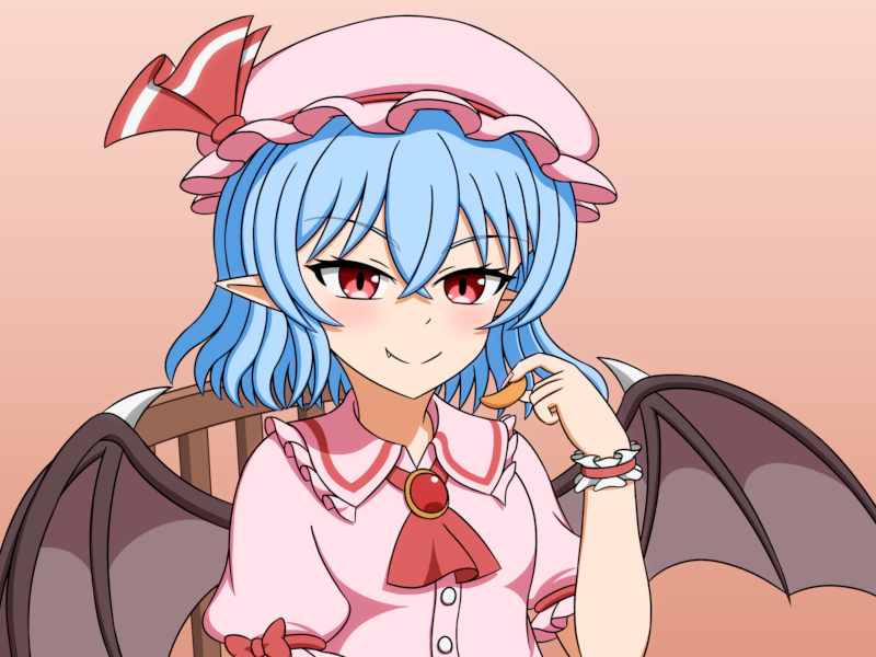 描き初めレミリア様